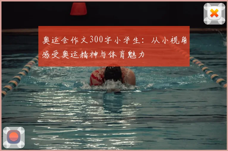 奥运会作文300字小学生:从小视角感受奥运精神与体育魅力